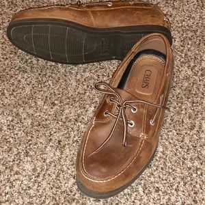 CHAPS MENS BOAT SHOE SIZE 11W